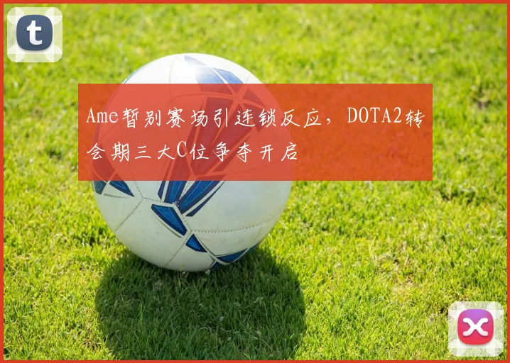 Ame暂别赛场引连锁反应,DOTA2转会期三大C位争夺开启